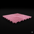 PREMIUM INTERLOCKING GARAGE TILES 40(W)cm x 40(H)cm | HOT PINK