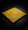 PREMIUM INTERLOCKING GARAGE TILES 40(W)cm x 40(H)cm | HIGH-VOLTAGE YELLOW