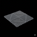 PREMIUM INTERLOCKING GARAGE TILES 40(W)cm x 40(H)cm | STEALTH BLACK