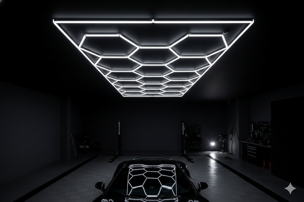 Hex Lights Grid & Rectangle 4.72M (L) * 2.36M (W)