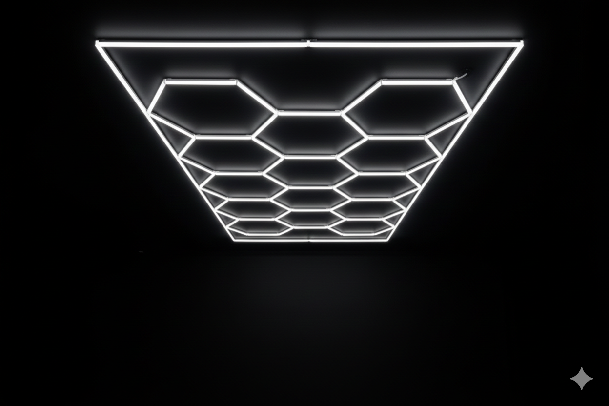 Hex Lights Grid & Rectangle 4.72M (L) * 2.36M (W)