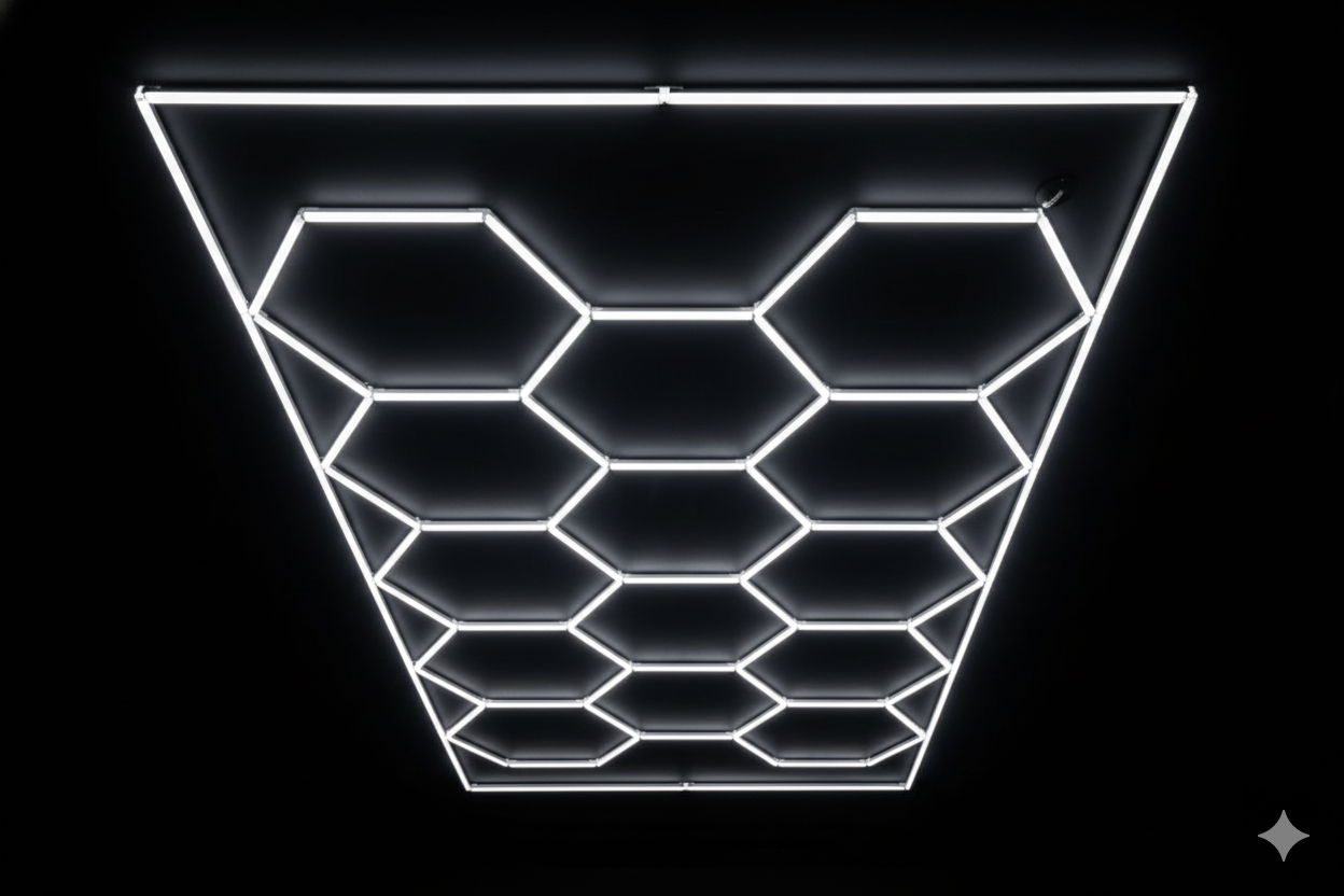 Hex Lights Grid & Rectangle 4.72M (L) * 2.36M (W)
